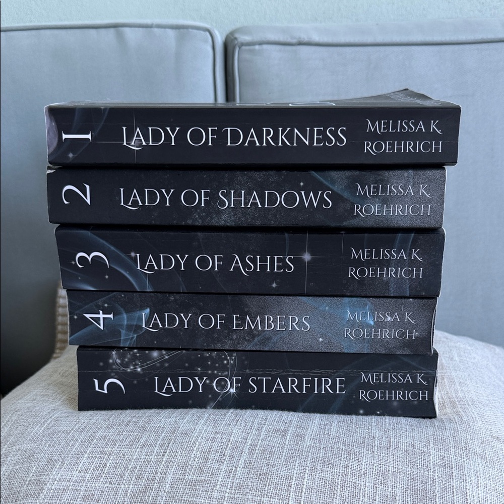 Lady Of Darkness Series Books 1-5 by Melissa K. Roehrich